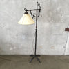 Monterey Style Forged Iron Dragon Lamp
