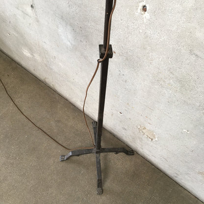 Monterey Style Forged Iron Dragon Lamp