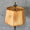 Mason MFG Early Monterey Iron Brass Wood Floor Lamp
