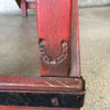 Monterey Rare Red Bench Rope Seat