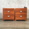 Pair of Refinished Mid Century Chest of Drawers By Henredon