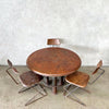 Vintage Rustic Modern Dining Set-HOLD