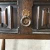 Vintage 1935 English Wood Vanity / Entry Table by NH Chapman & Co.