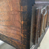 Vintage 1935 English Wood Vanity / Entry Table by NH Chapman & Co.