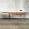 Danish Teak Dining Table by Hovmand Olsen for Skovmand Andersen - Refinished