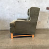 Vintage Dunbar Style Lounge Chair - Newly Upholstered