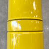 Vintage Mid Century Modern Yellow Porcelain Enamel Finish Preway Fireplace