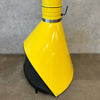 Vintage Mid Century Modern Yellow Porcelain Enamel Finish Preway Fireplace