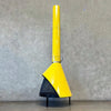 Vintage Mid Century Modern Yellow Porcelain Enamel Finish Preway Fireplace