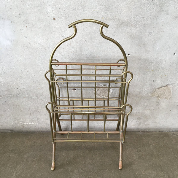 Brass Magazine Rack