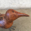 Vintage Hand Carved Driftwood Finch