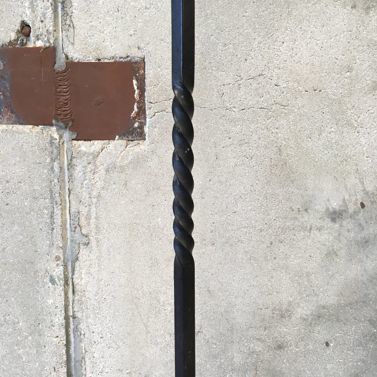 Iron Monterey Style Floor Lamp C. 1920's