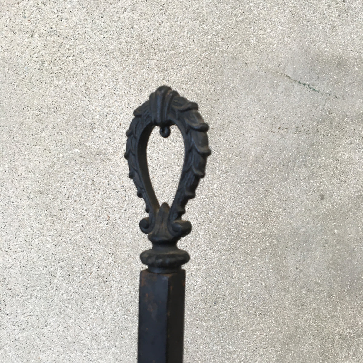 Iron Monterey Style Floor Lamp C. 1920's