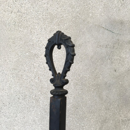 Iron Monterey Style Floor Lamp C. 1920's