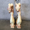Vintage Frank Engle Pair of Dogs Statues