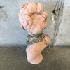 Antique Terracotta French Girl Bust By Houdon