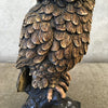 Vintage Plaster / Chalkware Owl Statue