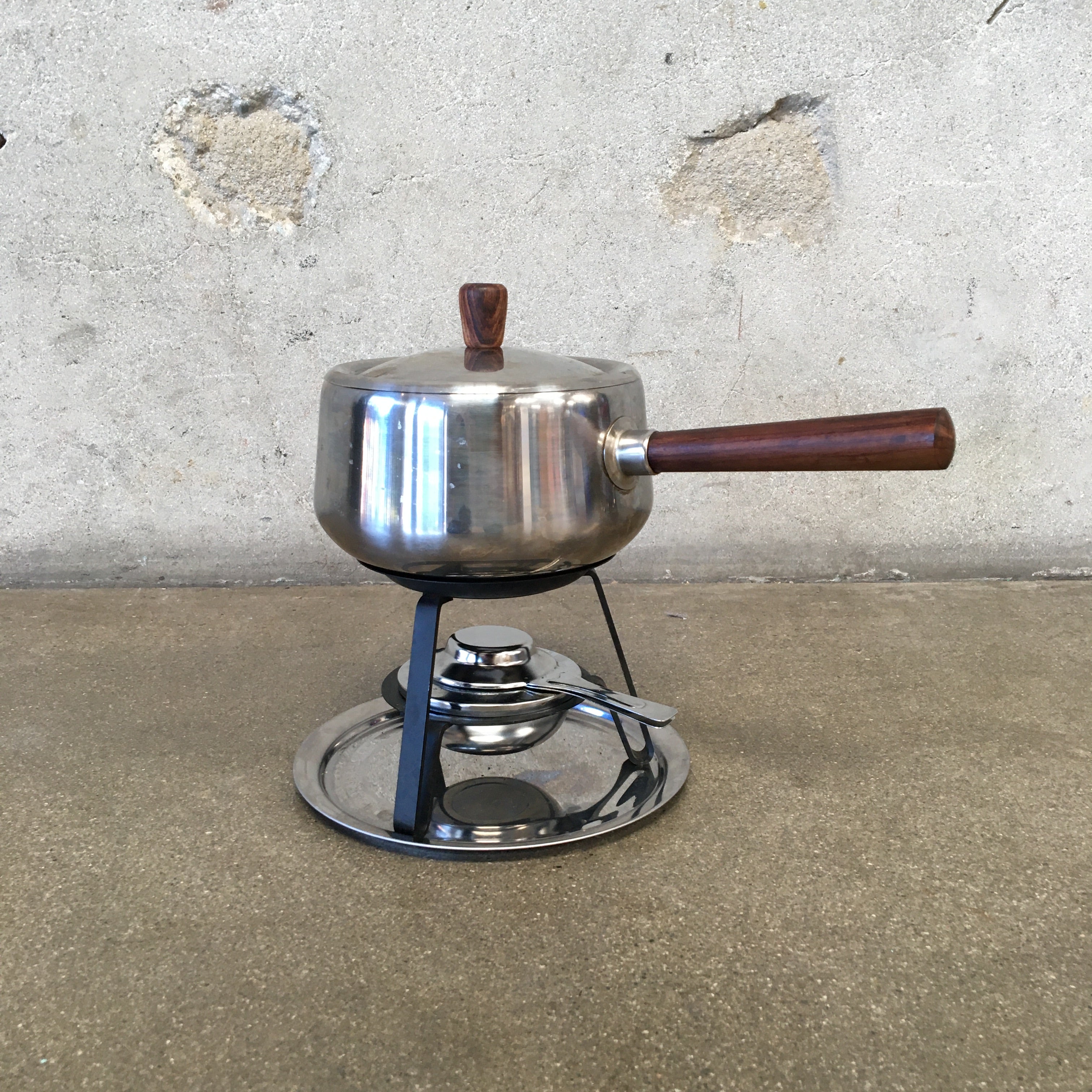 Vintage Copper Fondue Burner - Replacement Part in 2023