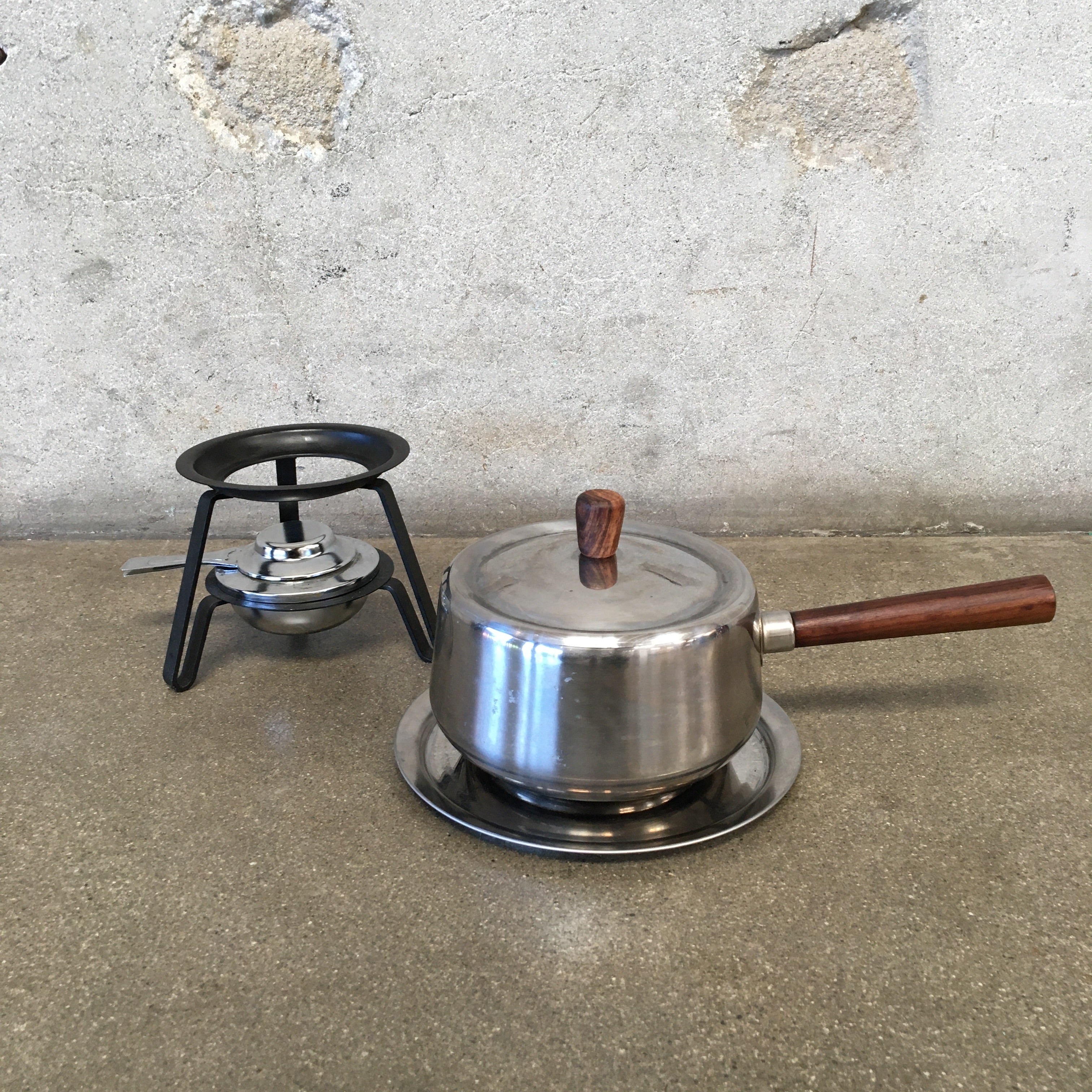 Vintage Copper Fondue Burner - Replacement Part in 2023