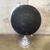 Black Globe With Chrome Base