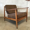 Pair of 1950's Dux Lounge Chairs & Ottomans