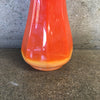 Mid Century Orange Swing Vase