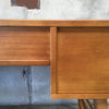 Modern Walnut Desk with Drawers