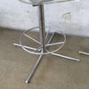 Pair Of Vintage Lucite Swivel Stools