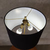 Walnut Floor Lamp With Table - "Sophisticate By Tomlinson"