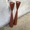 Vintage Mid Century Modern Teak Candle Holder