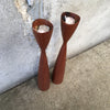 Vintage Mid Century Modern Teak Candle Holder