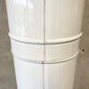 Vintage MCM White Porcelain Enamel Finish Majestic "Firehood" Fireplace