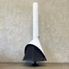 Vintage MCM White Porcelain Enamel Finish Majestic "Firehood" Fireplace