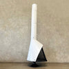 Vintage MCM White Porcelain Enamel Finish Majestic "Firehood" Fireplace