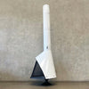 Vintage MCM White Porcelain Enamel Finish Majestic "Firehood" Fireplace