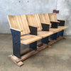 Industrial Stadium Style Bench #1