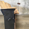 Industrial Stadium Style Bench #1