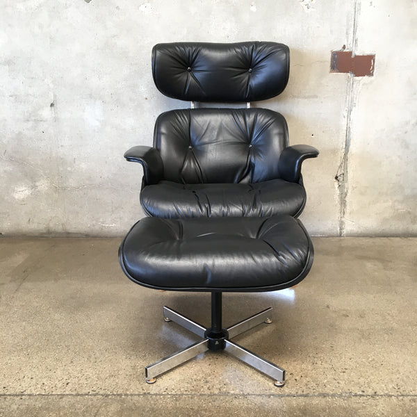 MCM Plycraft Chair And Ottoman