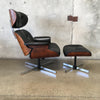 MCM Plycraft Chair And Ottoman