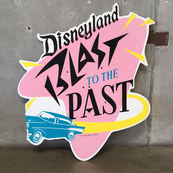 Vintage Used Disneyland Park Sign 1988