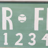 Vintage Style Blair Field Long Beach Baseball Scoreboard