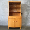 Heywood Wakefield "Coronet" Cabinet w/China Hutch