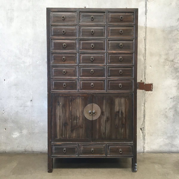 20th Century Chinese Apothecary Cabinet With 21 Drawers