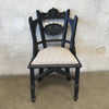 Antique Ebonized Victorian Chair