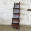 Vintage Corner Curio Shelf