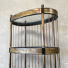 Rare Acid Etched Etagere by Bernhard Rohne for Mastercraft