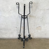 Vintage Black Iron Plant Stand