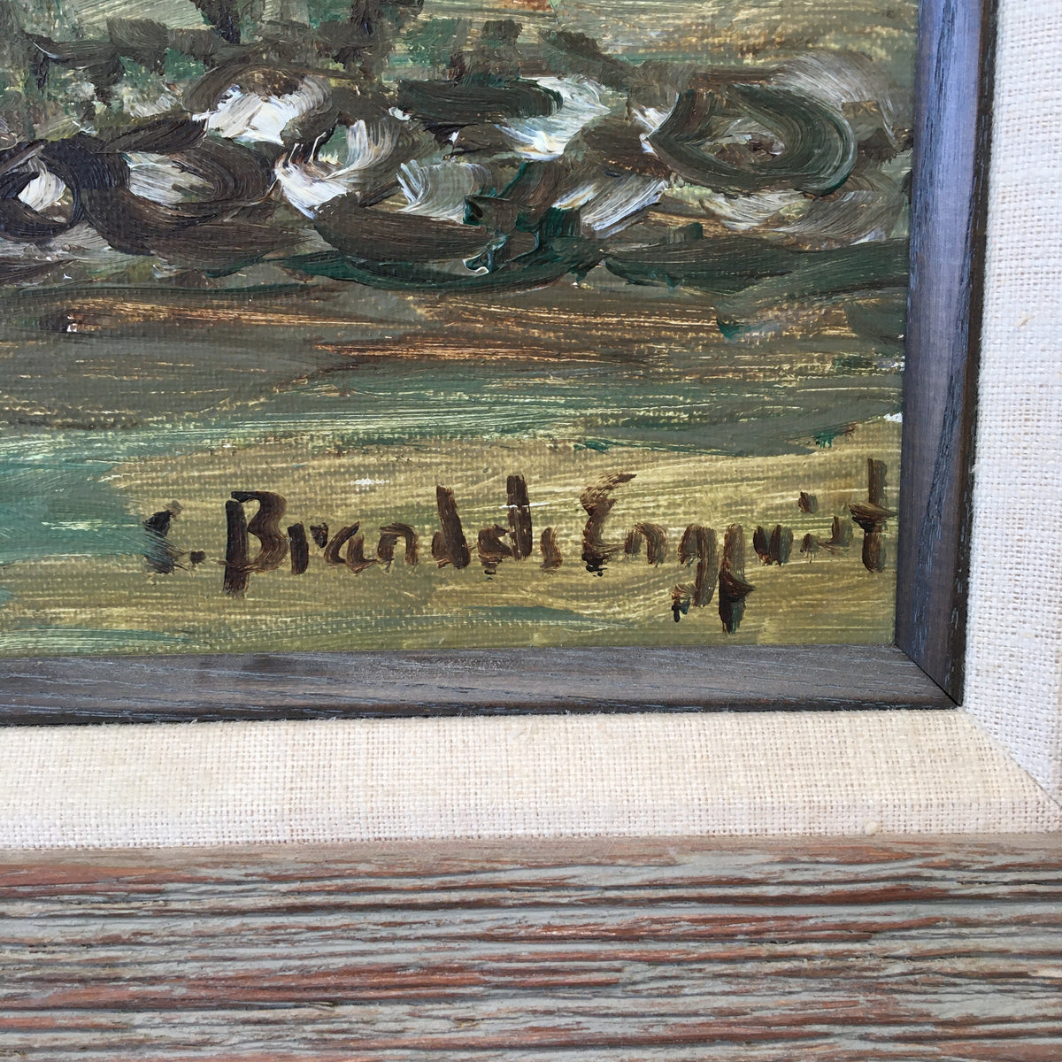 Mid Century Carin Engkvist Painting