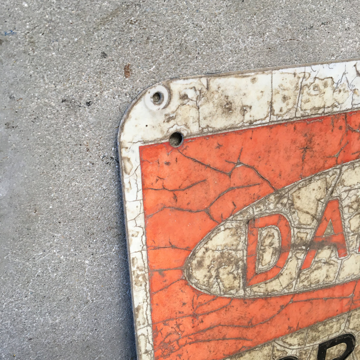 Vintage Speed Limit Sign
