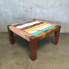 Reclaimed Teak From Fishing Boats Coffee Table